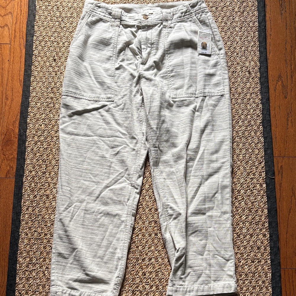 Lucky Brand Gray Cargo Pants NWT